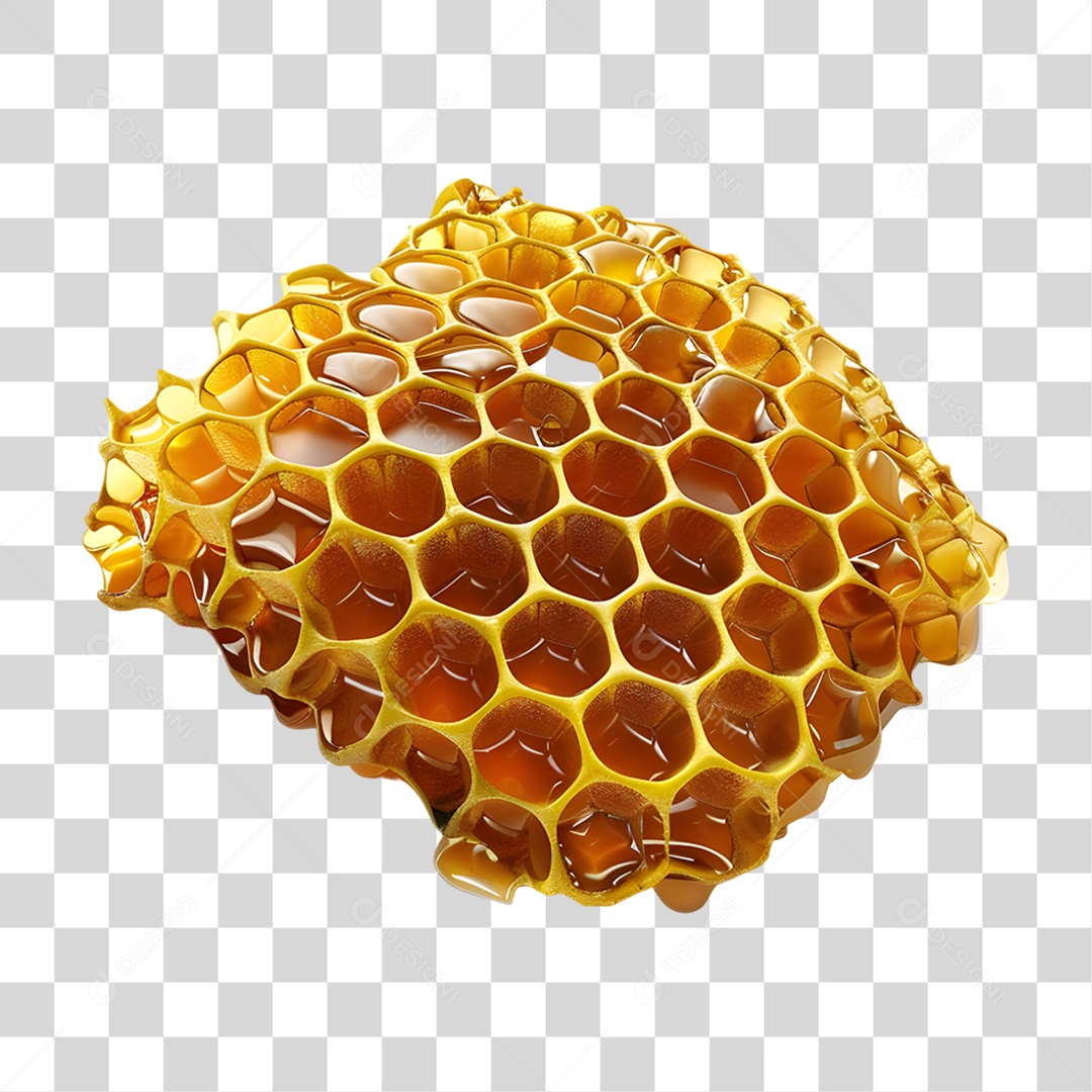 Favo de Mel Colmeia PNG Transparente