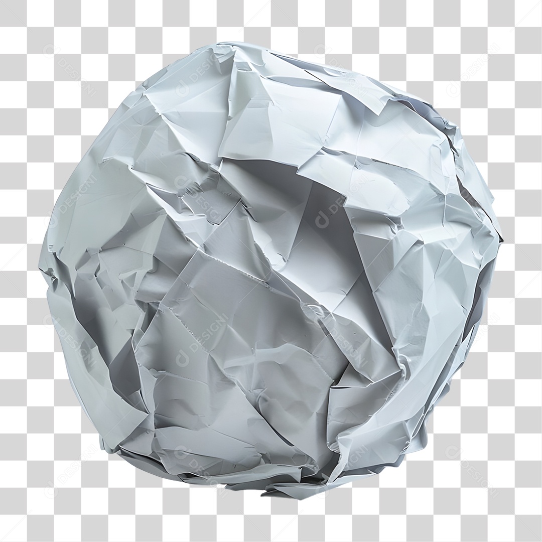 Folha de Papel Amassada PNG Transparente