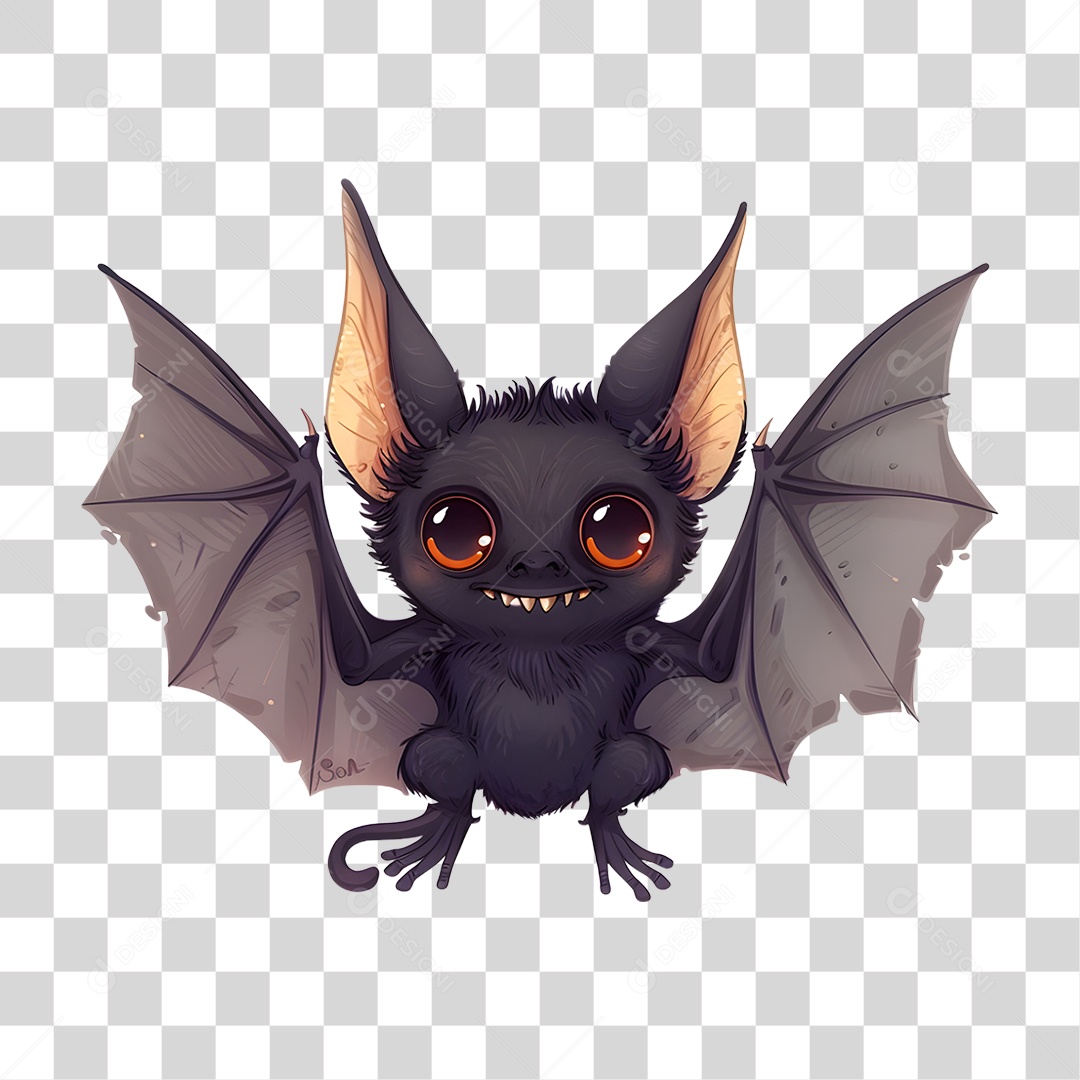 Morcego Mamífero Voador PNG Transparente