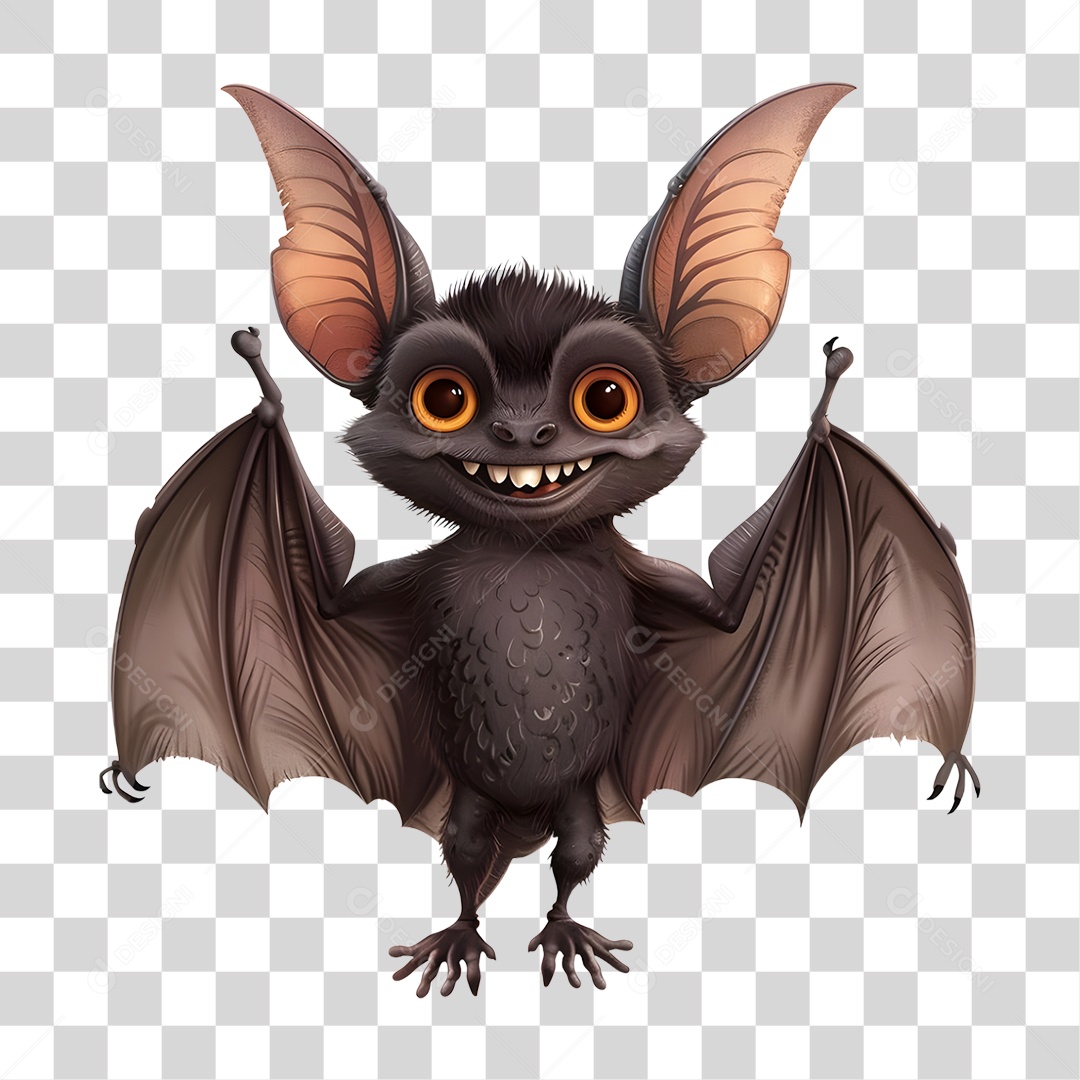 Morcego Mamífero Voador PNG Transparente