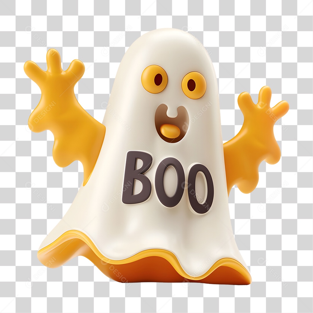 Fantasma do Halloween PNG Transparente