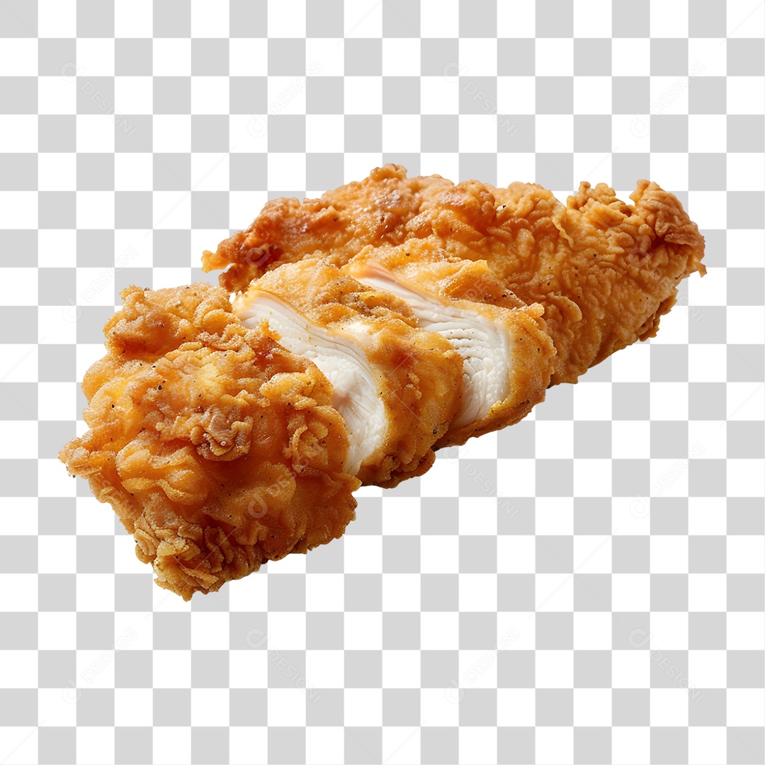 Peito de Frango Frito PNG Transparente