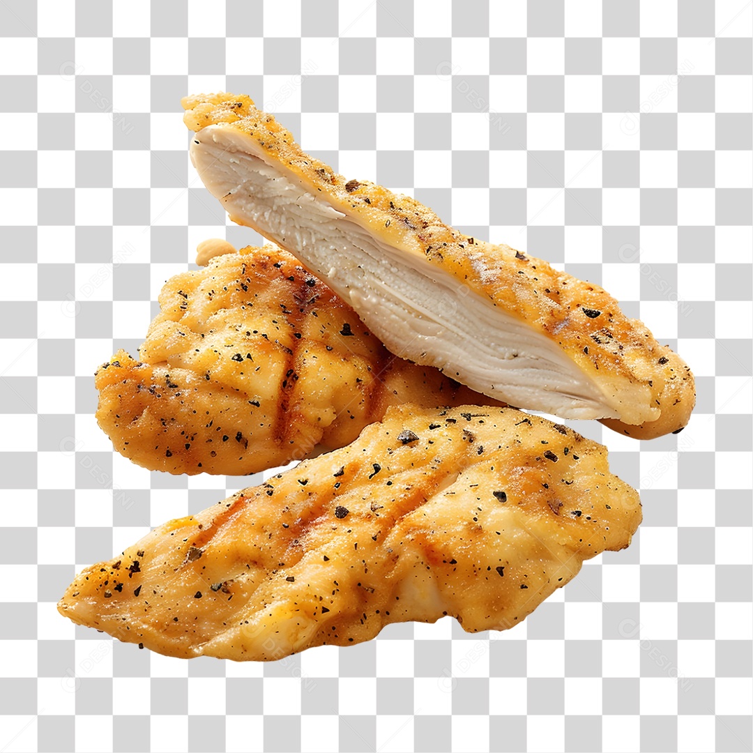 Peito de Frango Assado PNG Transparente