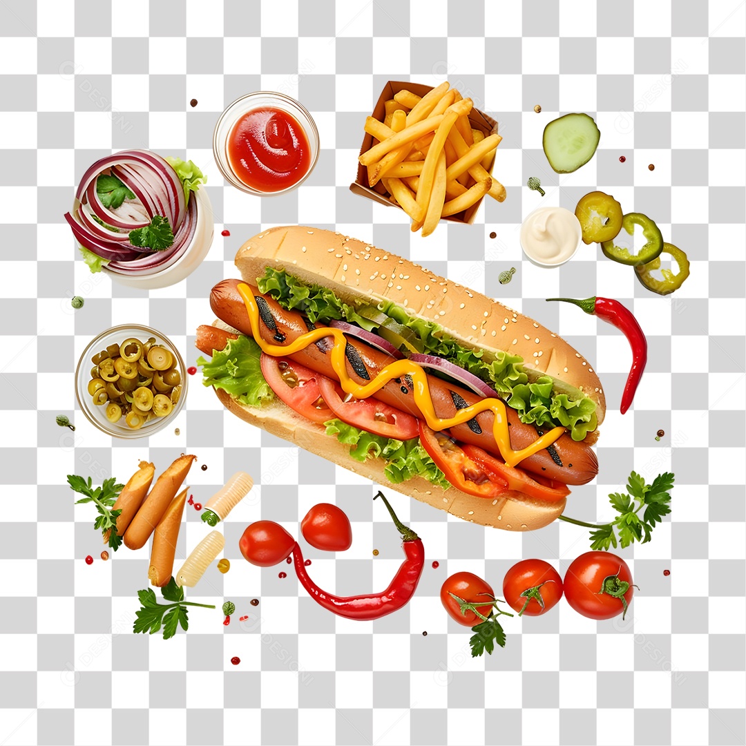 Lanches Sanduiches PNG Transparente
