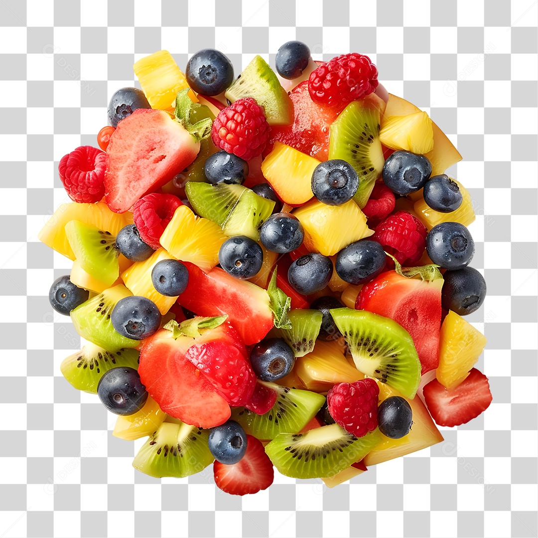 Salada de Frutas PNG Transparente