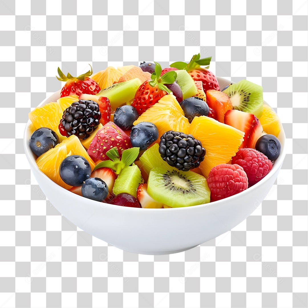 Salada de Frutas PNG Transparente