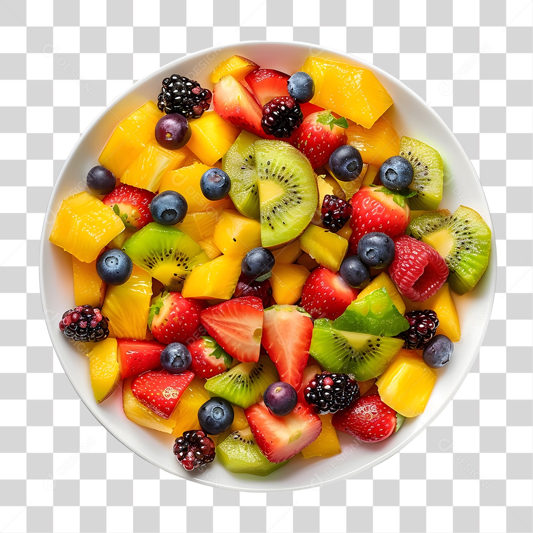 Salada de Frutas PNG Transparente