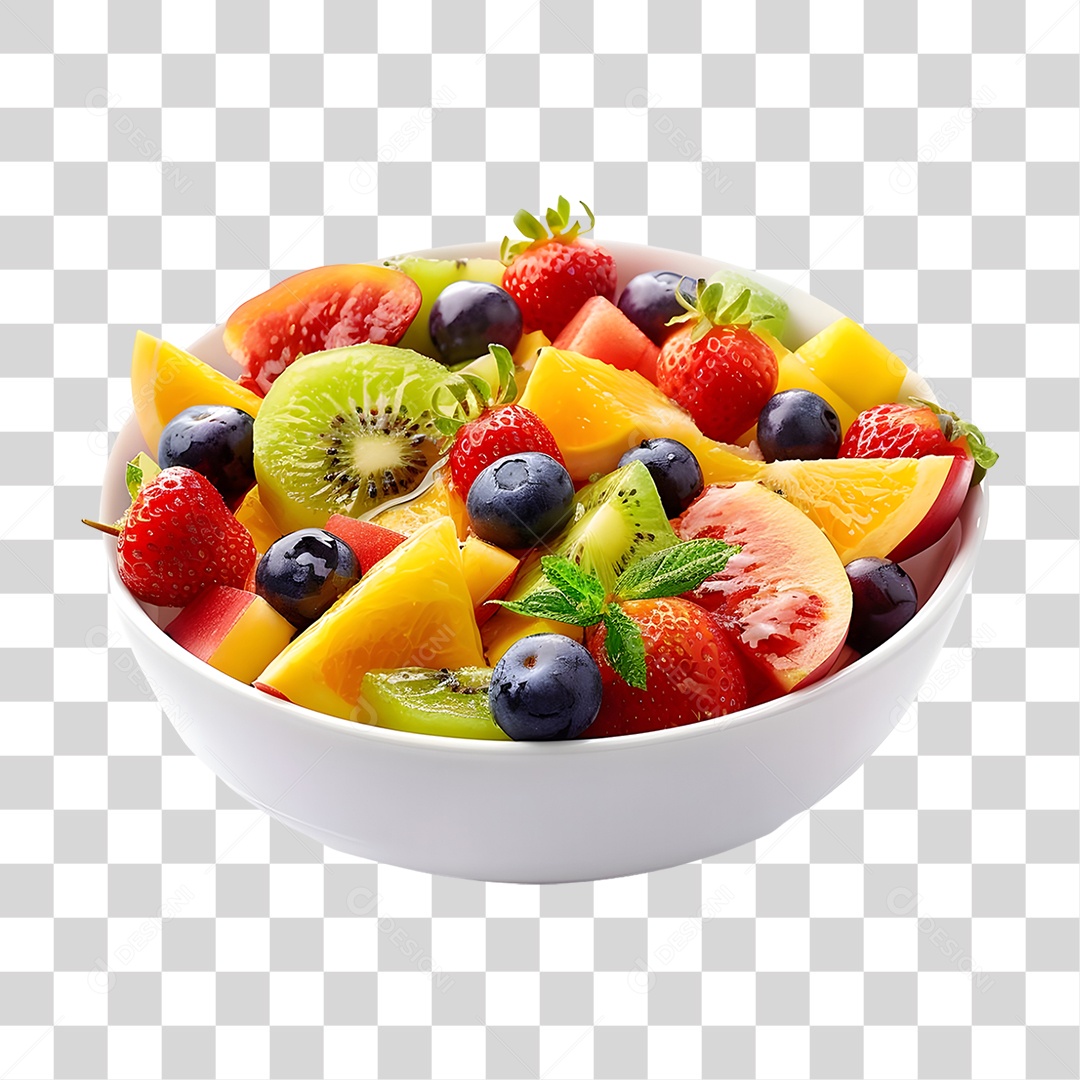 Salada de Frutas PNG Transparente