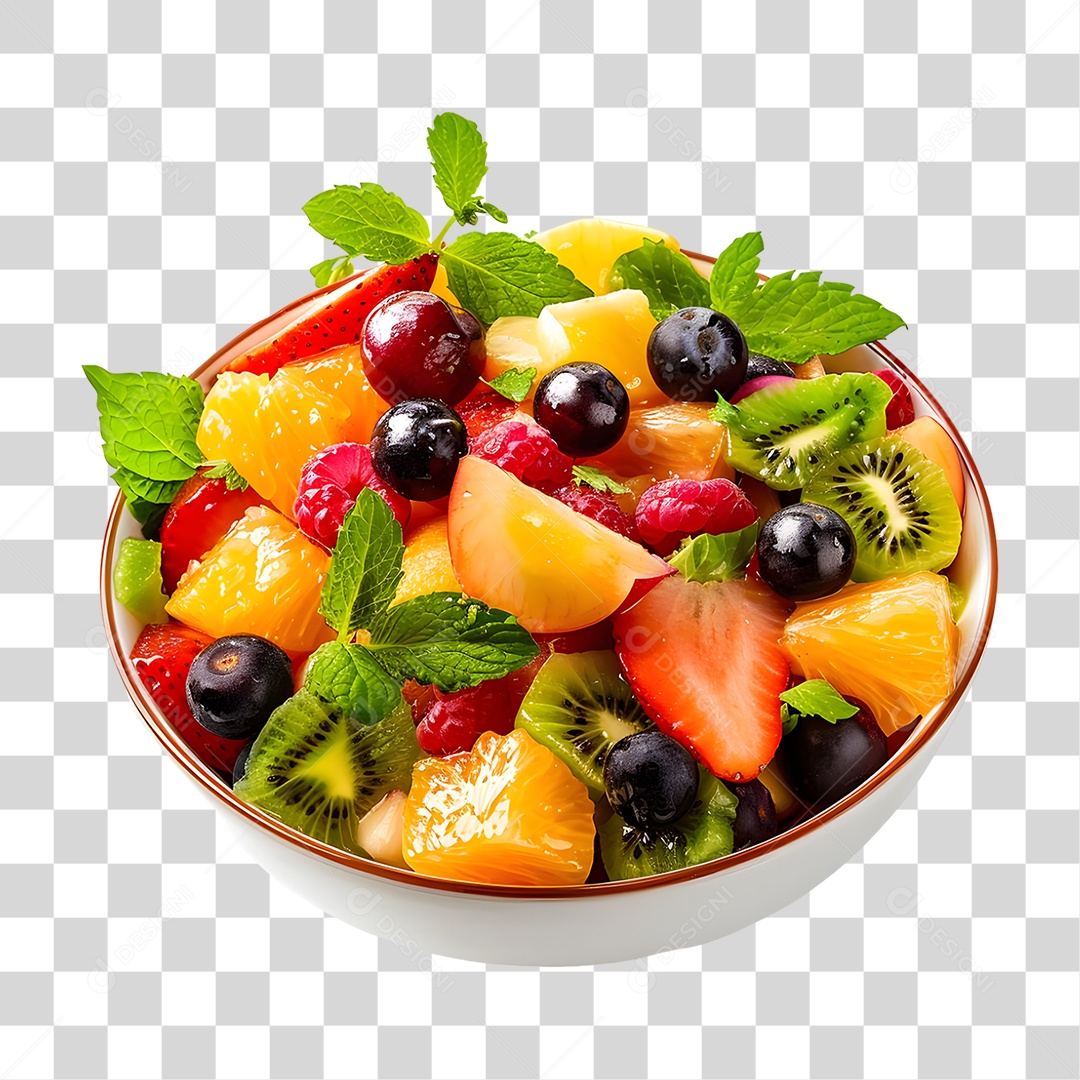 Salada de Frutas PNG Transparente