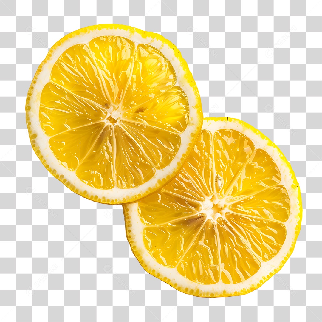 Rodelas de Limão PNG Transparente