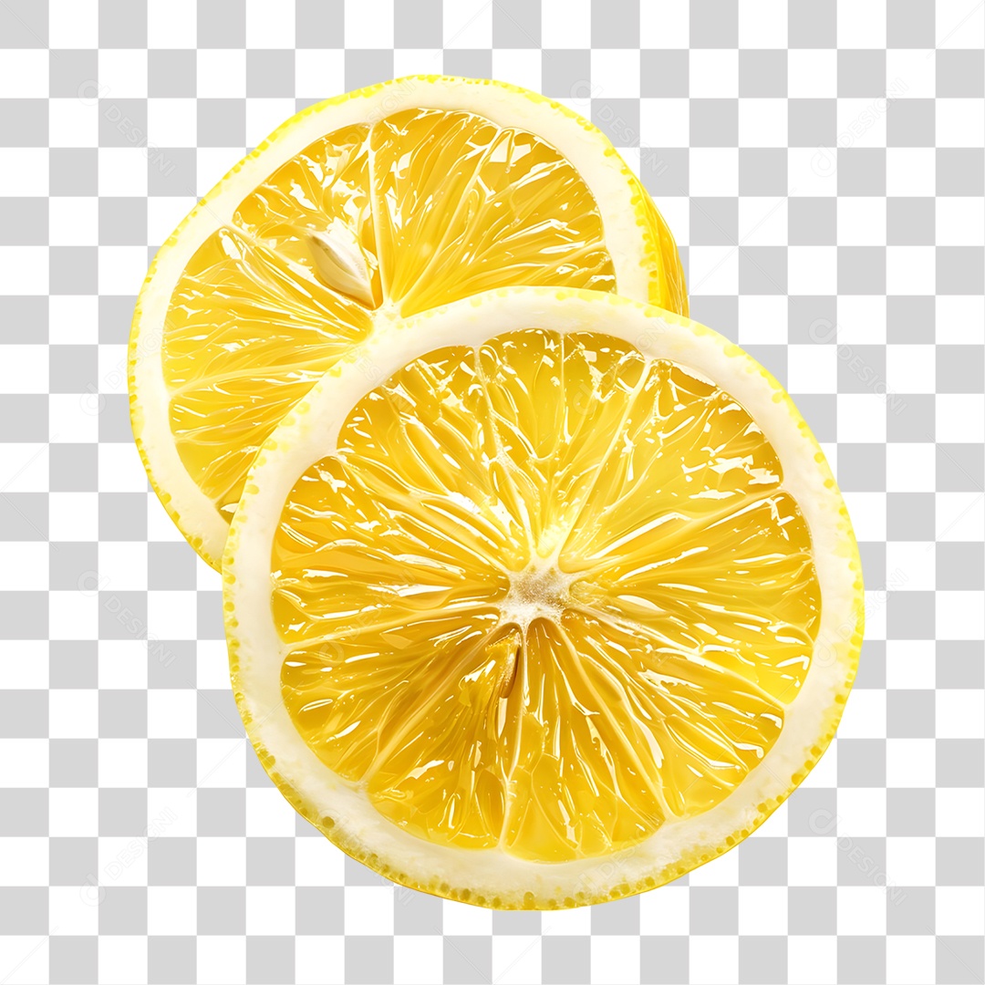 Rodelas de Limão PNG Transparente