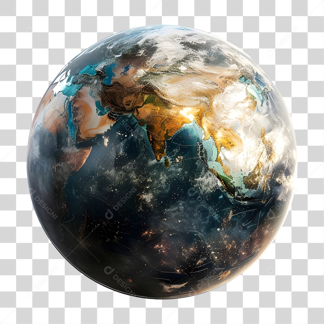 Planeta Terra PNG Transparente