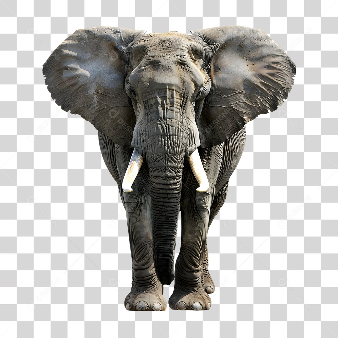 Animal Elefante Africano PNG Transparente