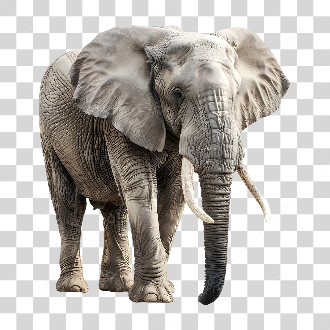 Animal Elefante Africano PNG Transparente