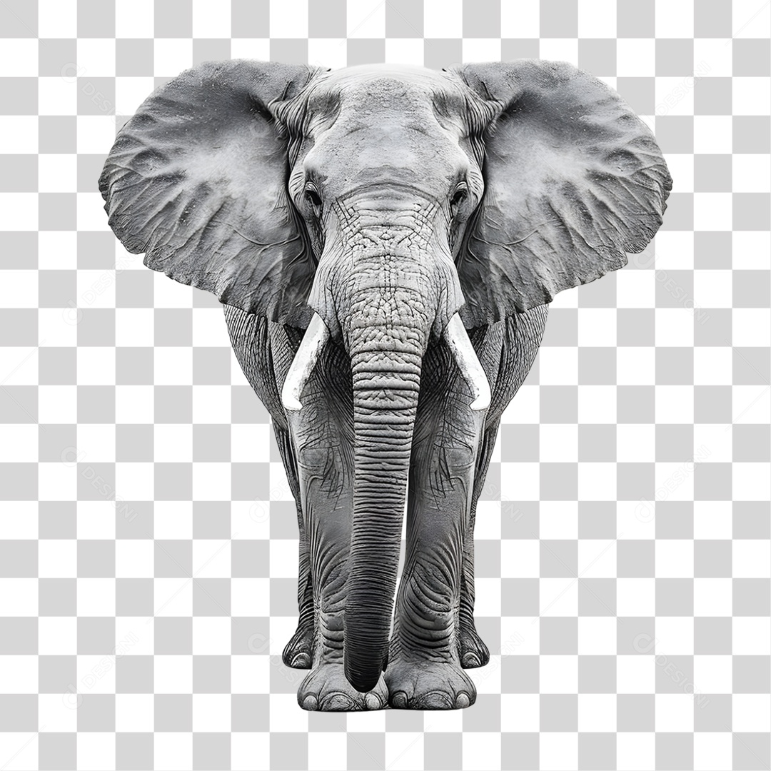 Animal Elefante Africano PNG Transparente