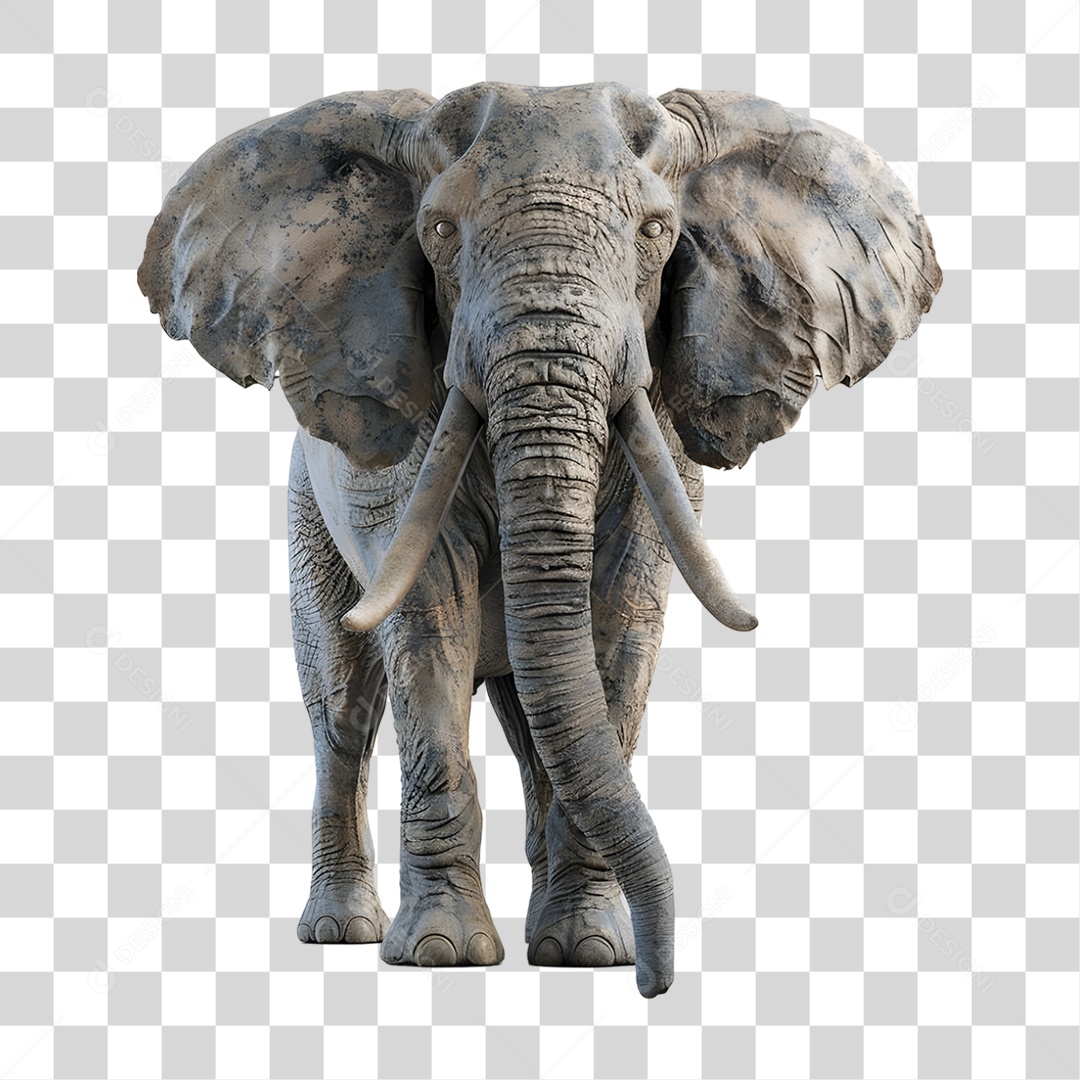 Animal Elefante Africano PNG Transparente