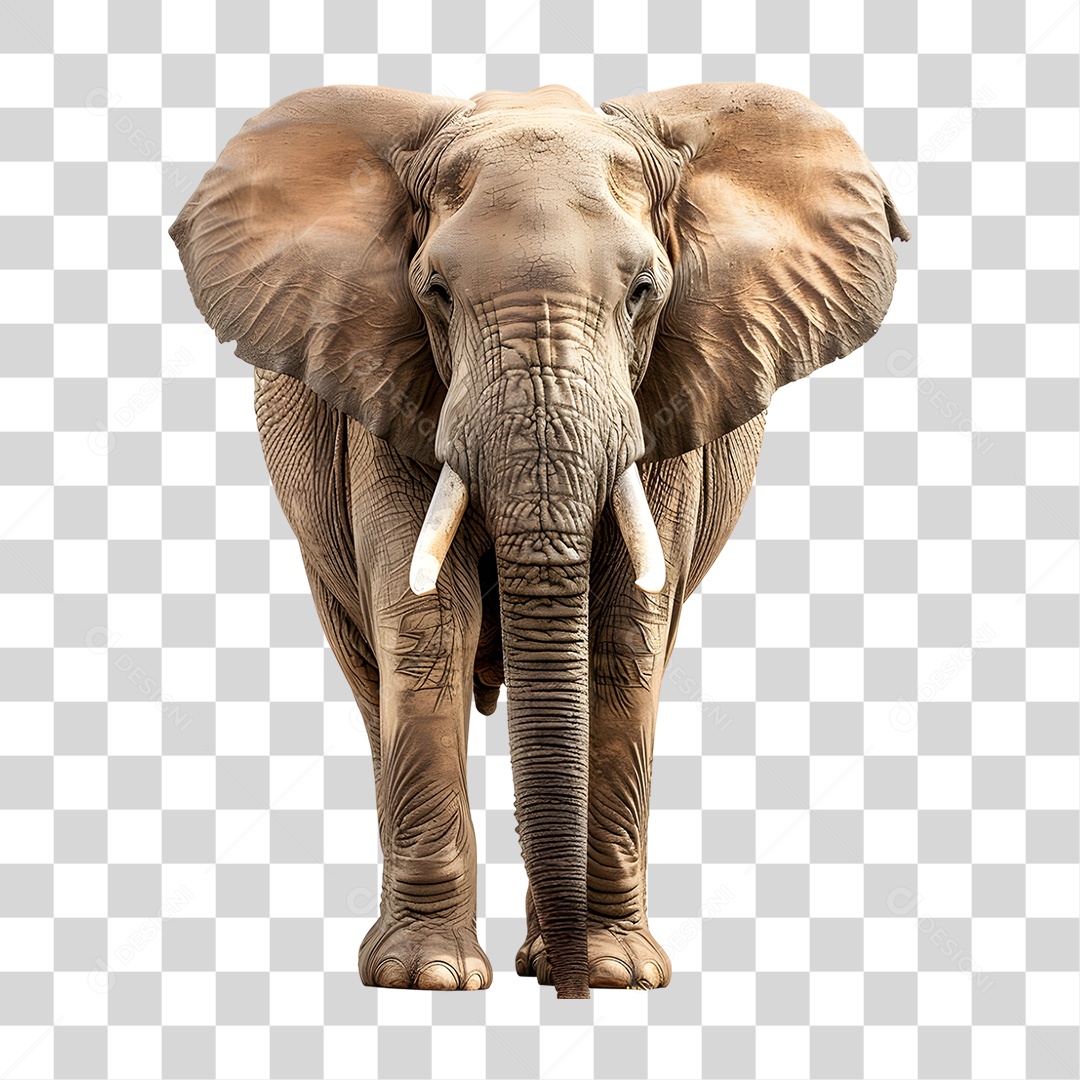 Animal Elefante Africano PNG Transparente
