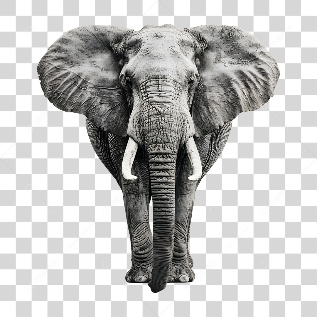 Animal Elefante Africano PNG Transparente