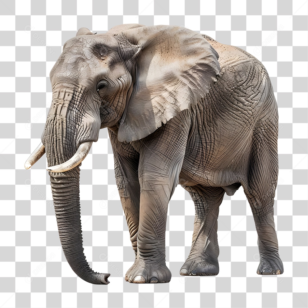 Animal Elefante Africano PNG Transparente
