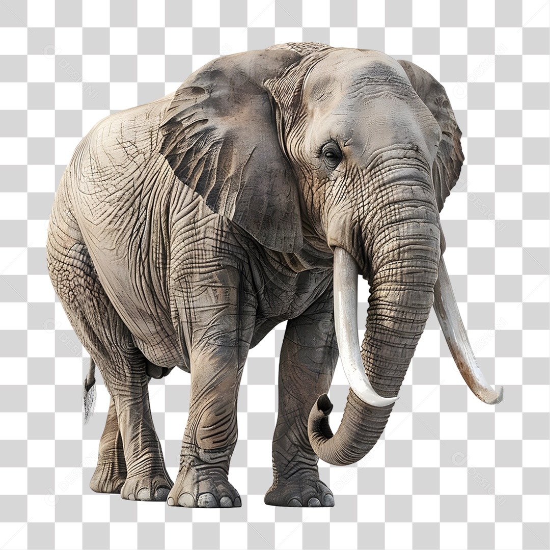 Animal Elefante Africano PNG Transparente