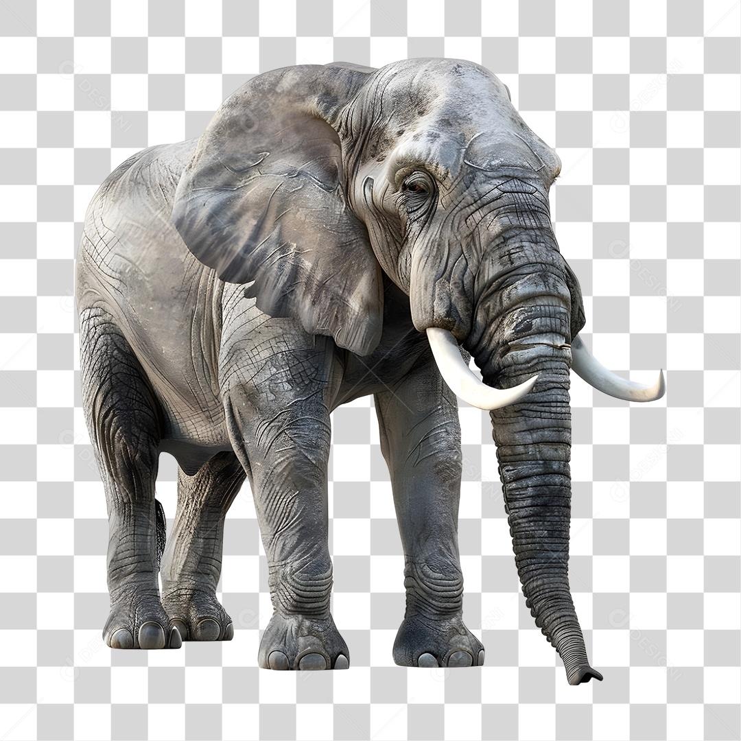 Animal Elefante Africano PNG Transparente