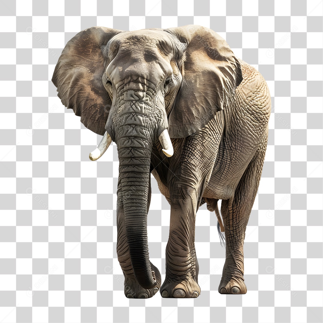 Animal Elefante Africano PNG Transparente