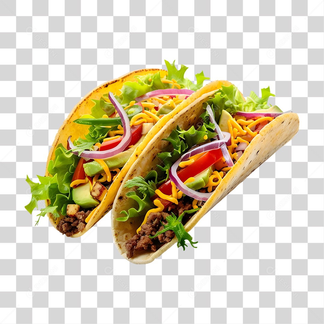Tacos Recheados PNG Transparente