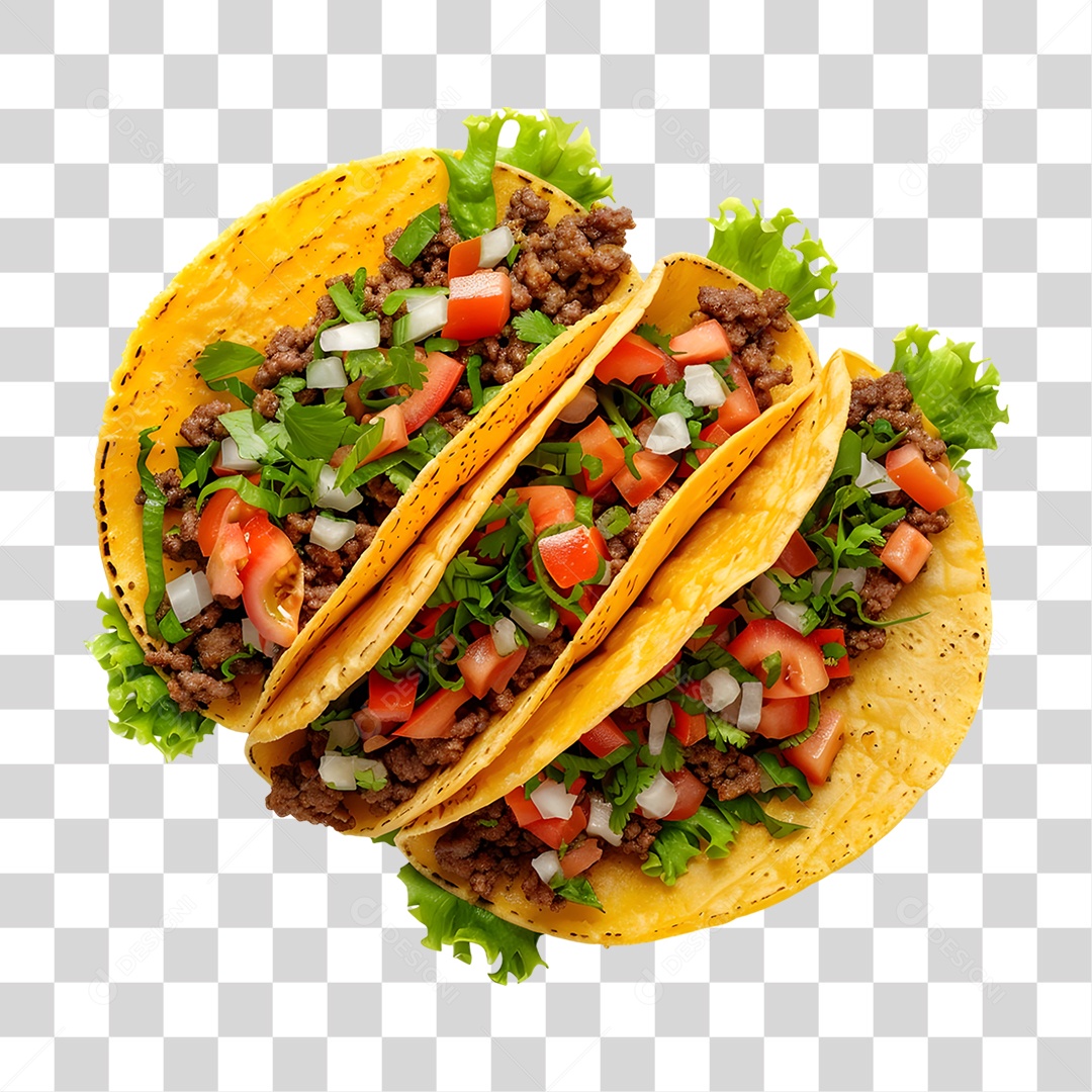 Tacos Recheados PNG Transparente