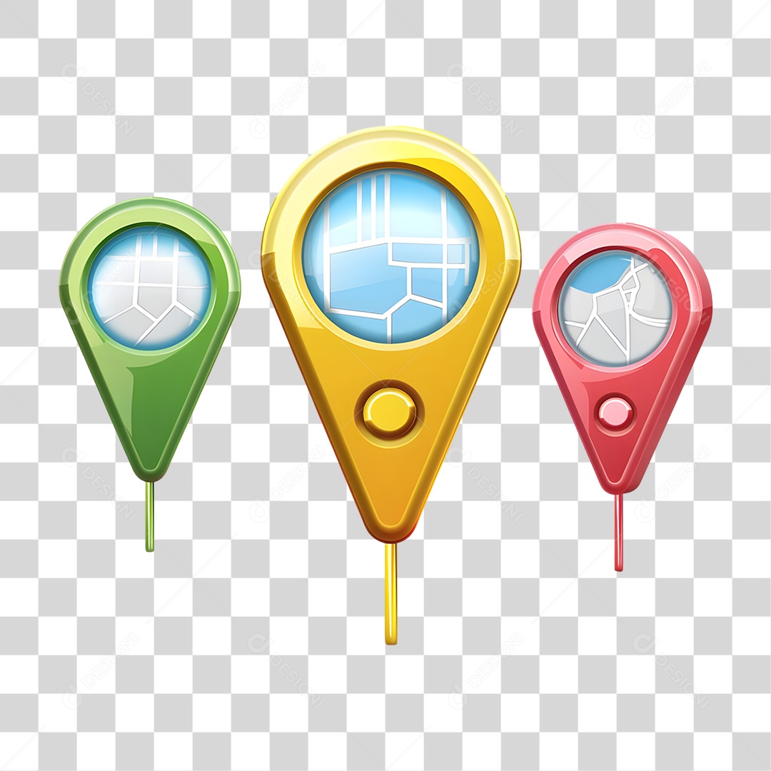 Pin de Localização Gps PNG Transparente