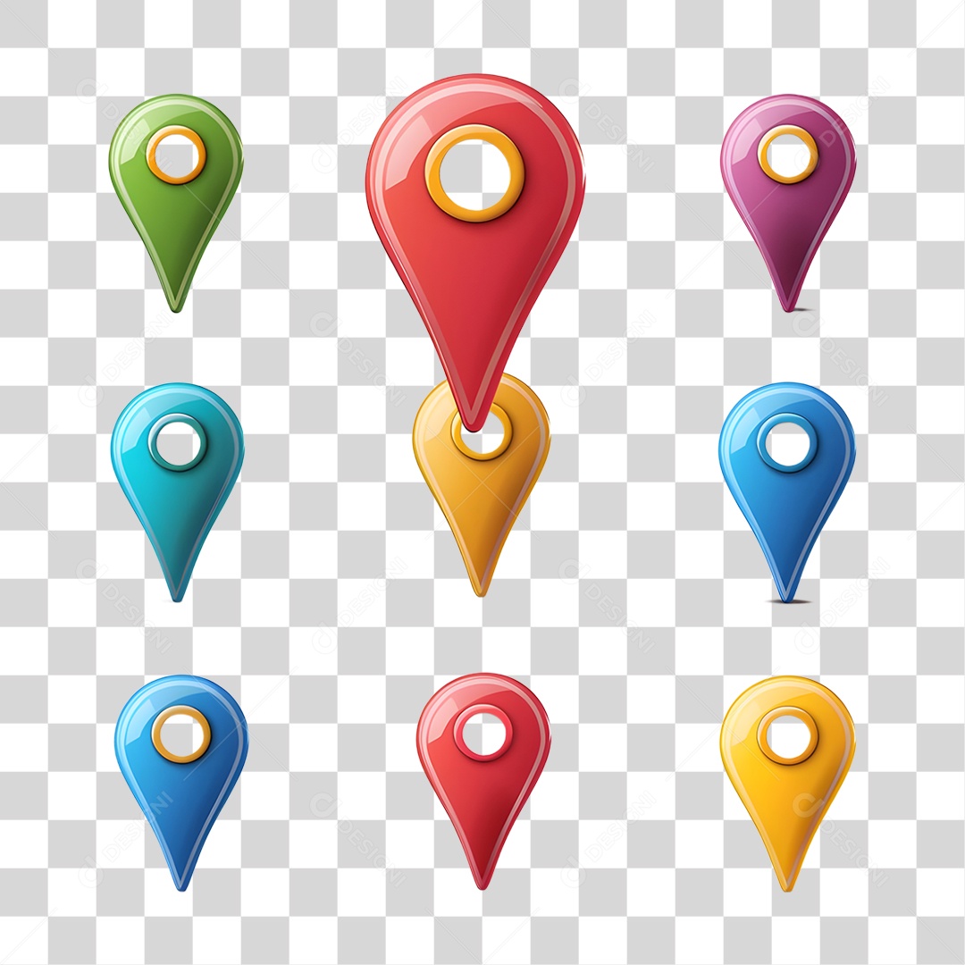 Pin de Localização Gps PNG Transparente