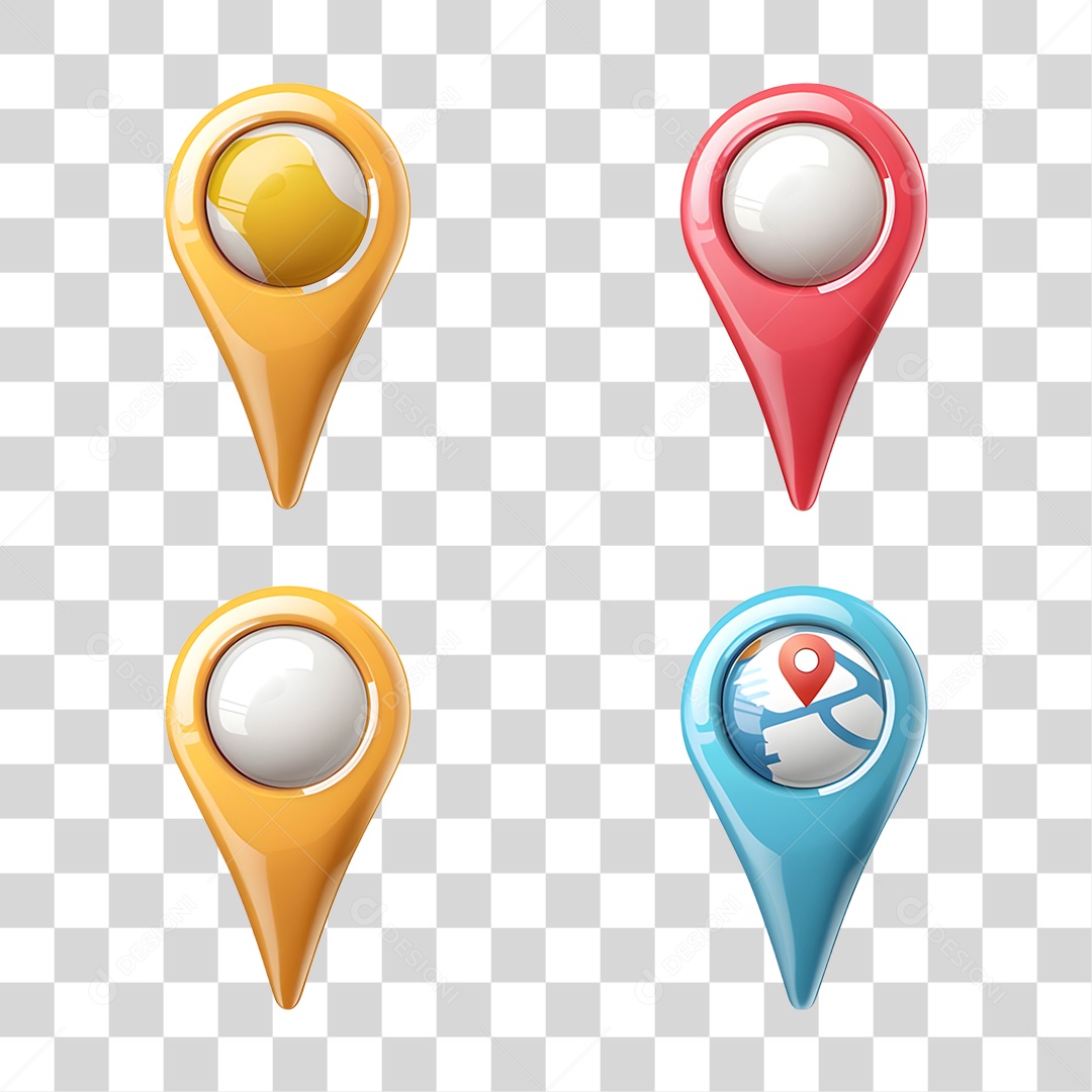 Pin de Localização Gps PNG Transparente