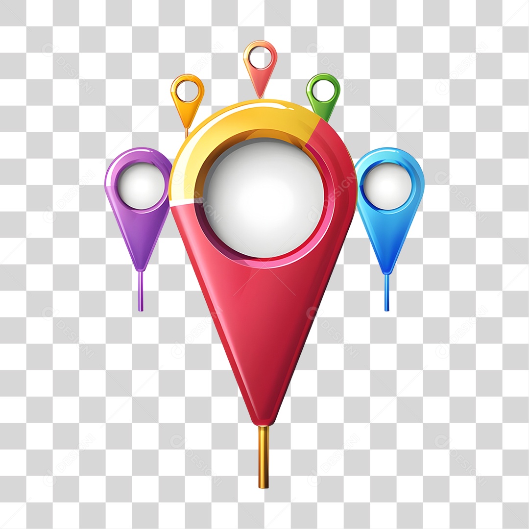 Pin de Localização Gps PNG Transparente