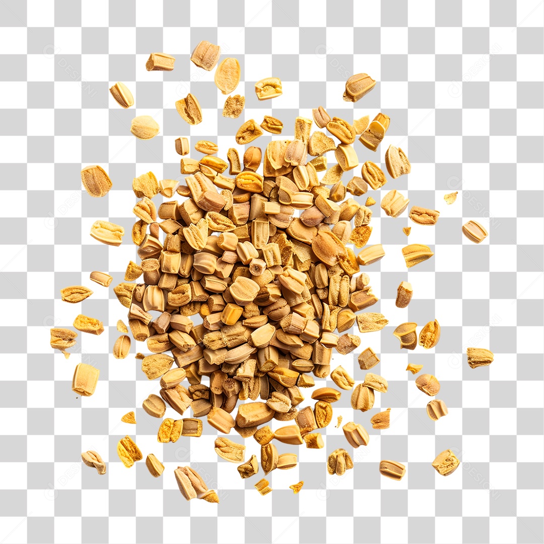 Sementes de Feno Grego PNG Transparente