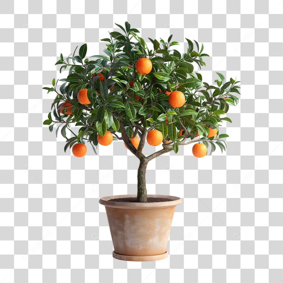 Árvore Laranjeira PNG Transparente