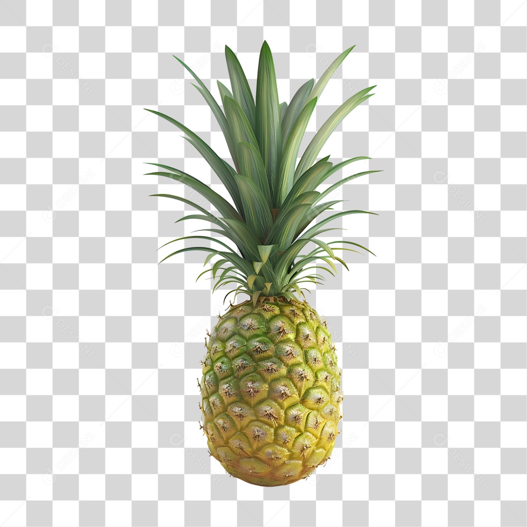 Fruta Abacaxi PNG Transparente