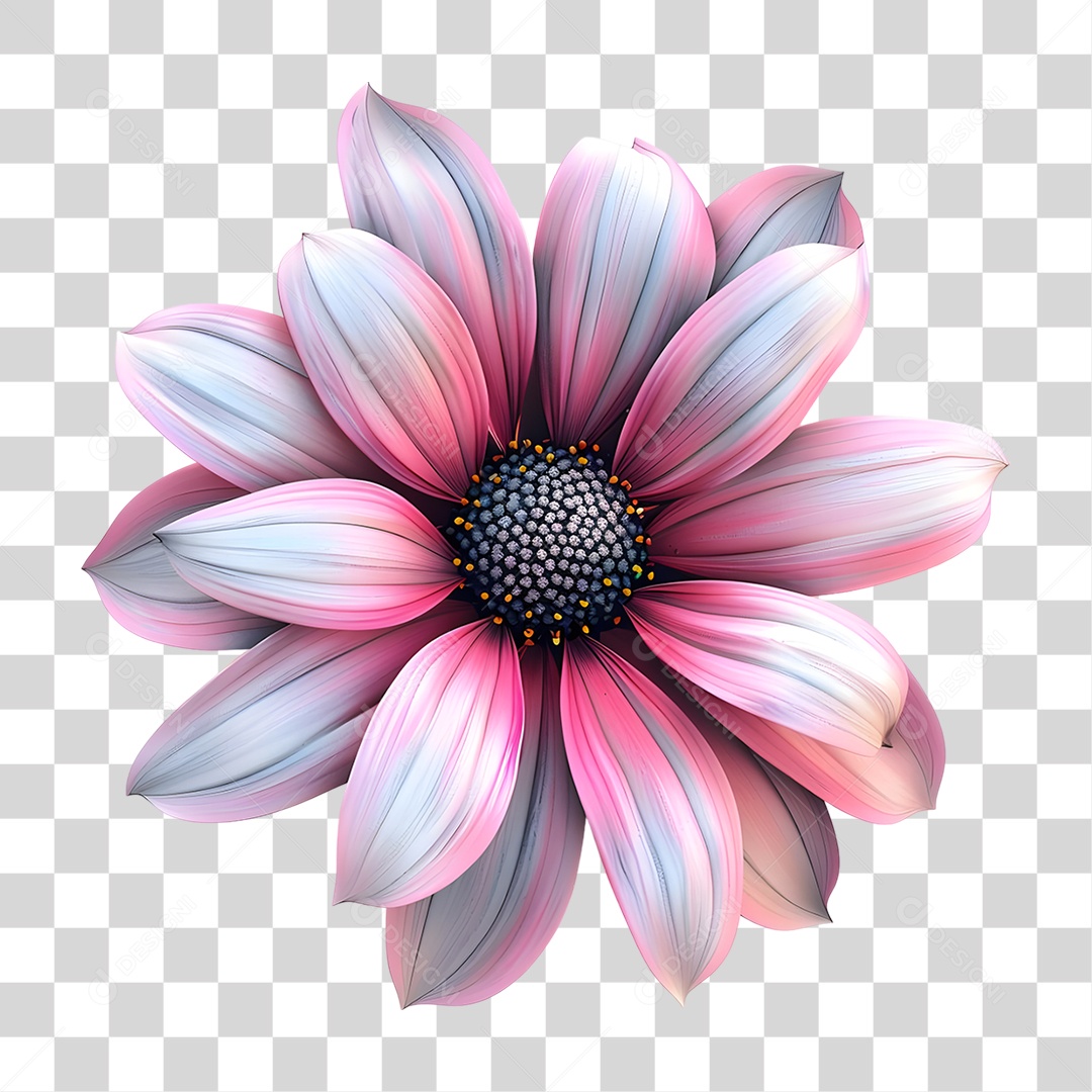 Flor Rosa PNG Transparente