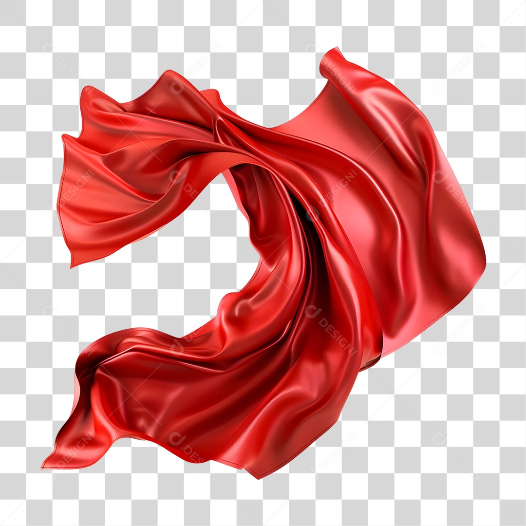 Pano Vermelho Lenço PNG Transparente