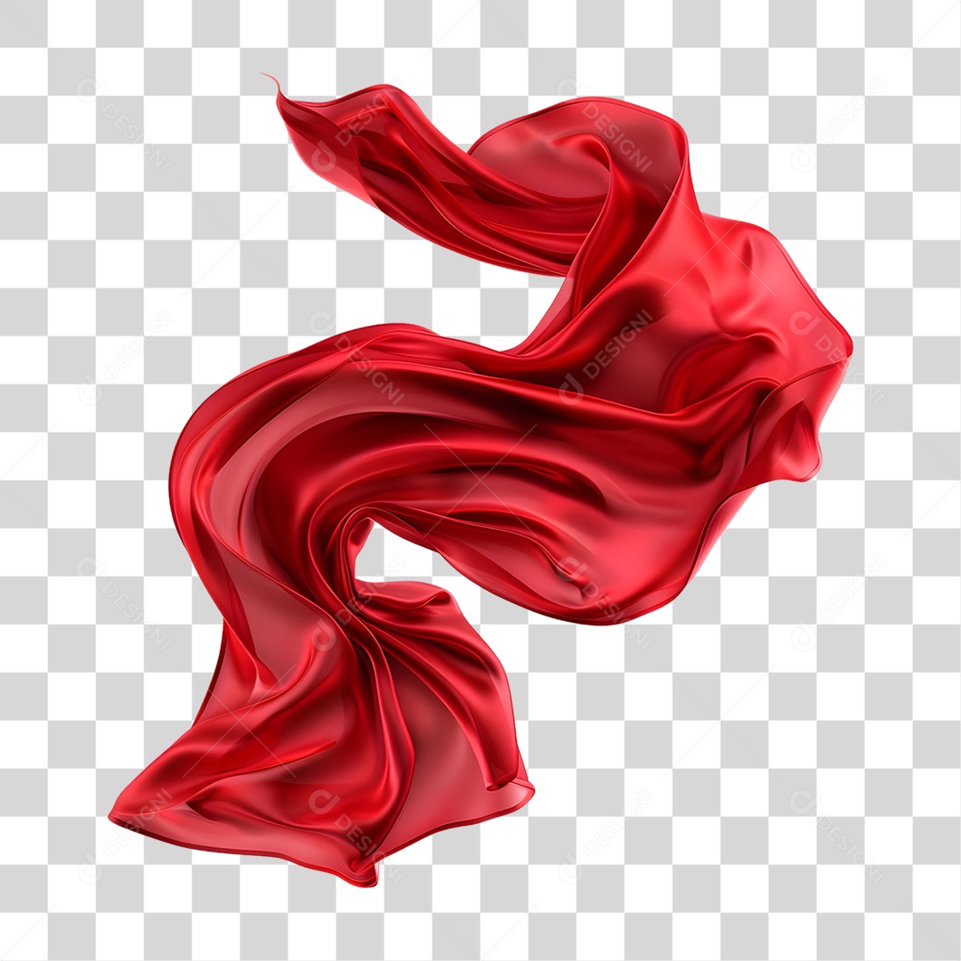 Pano Vermelho Lenço PNG Transparente