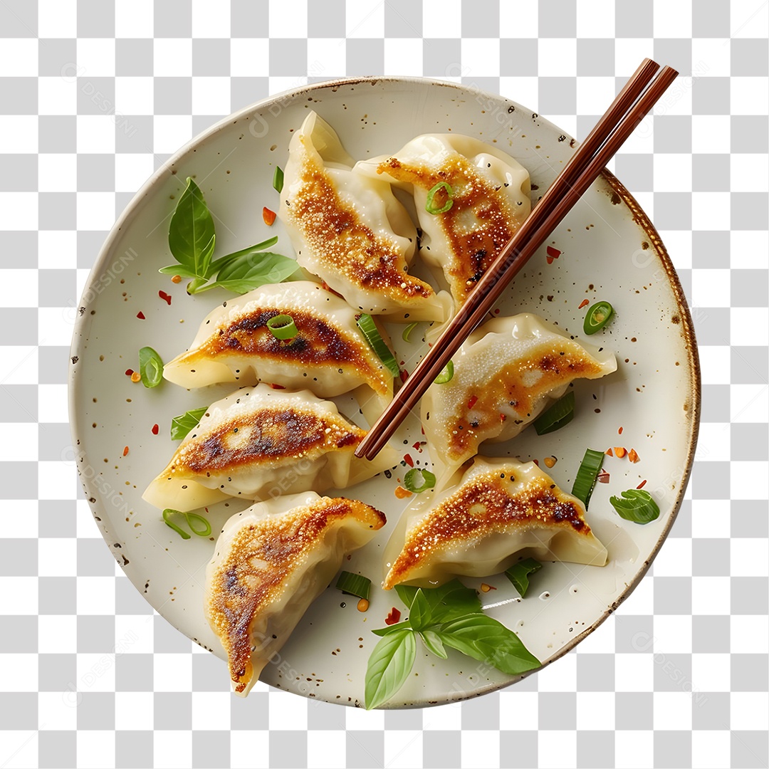 Prato com Bolinhos PNG Transparente