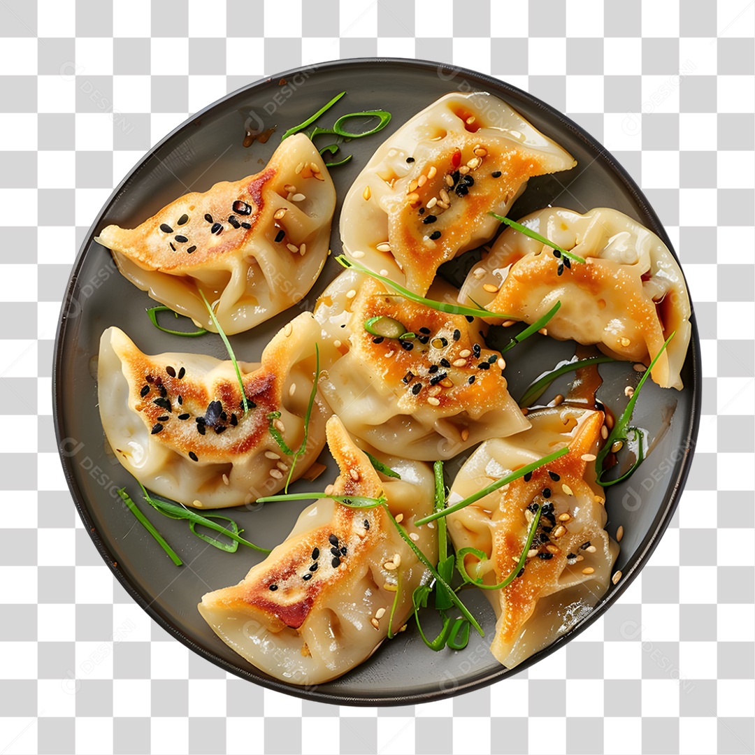 Prato com Bolinhos PNG Transparente