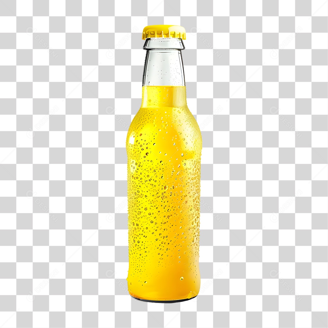 Garrafa de Vidro Refrigerante PNG Transparente