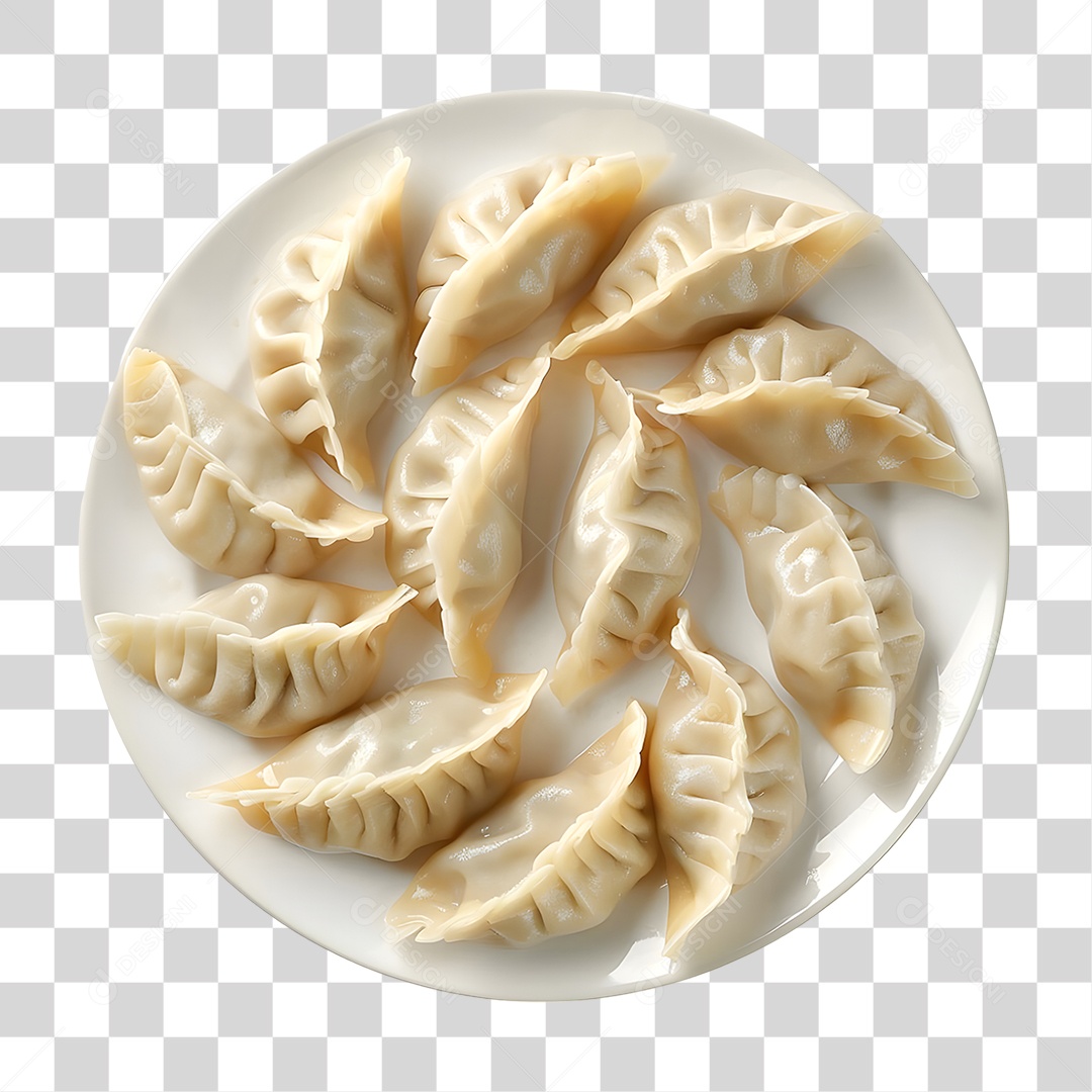 Prato com Bolinhos PNG Transparente