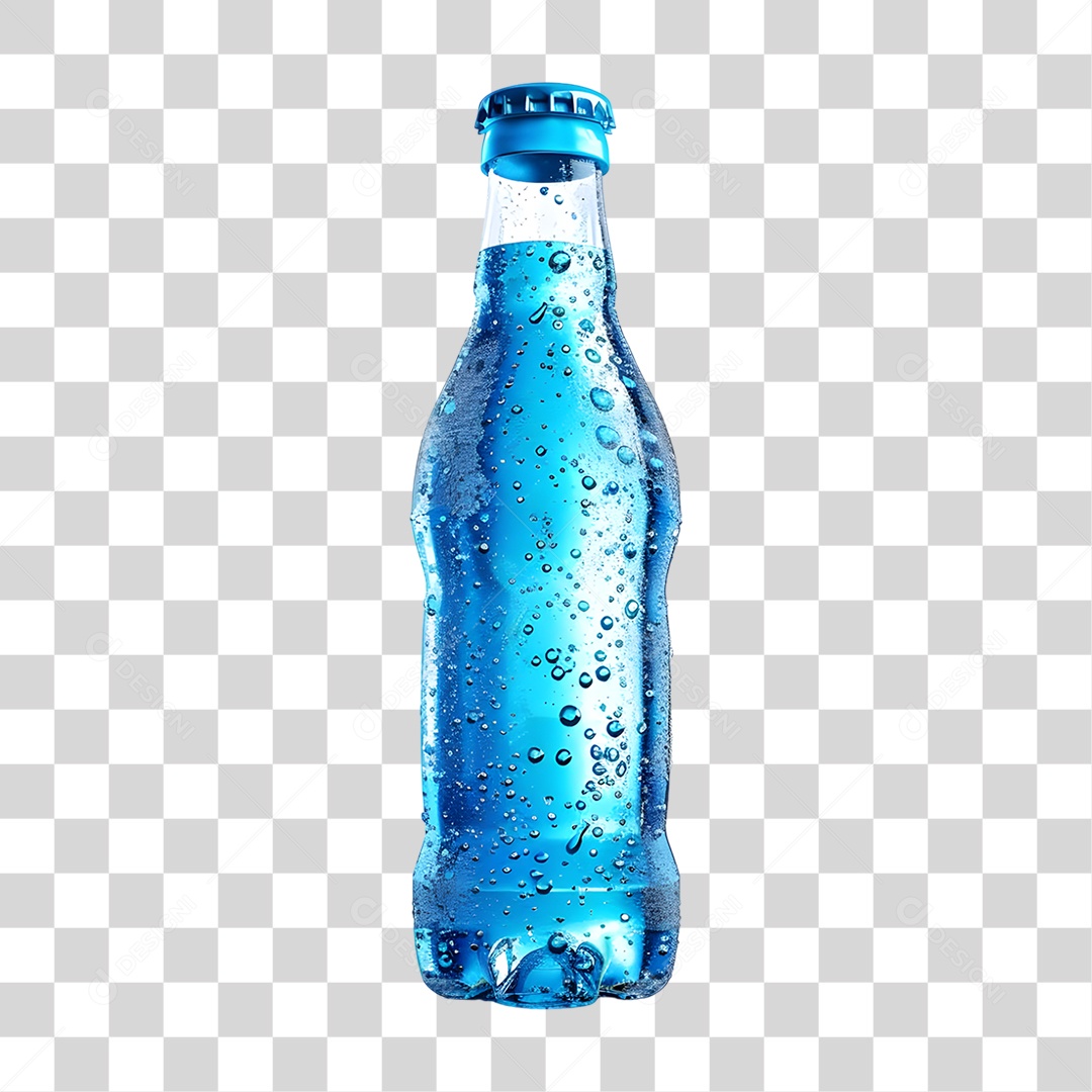 Garrafa de Vidro Refrigerante PNG Transparente