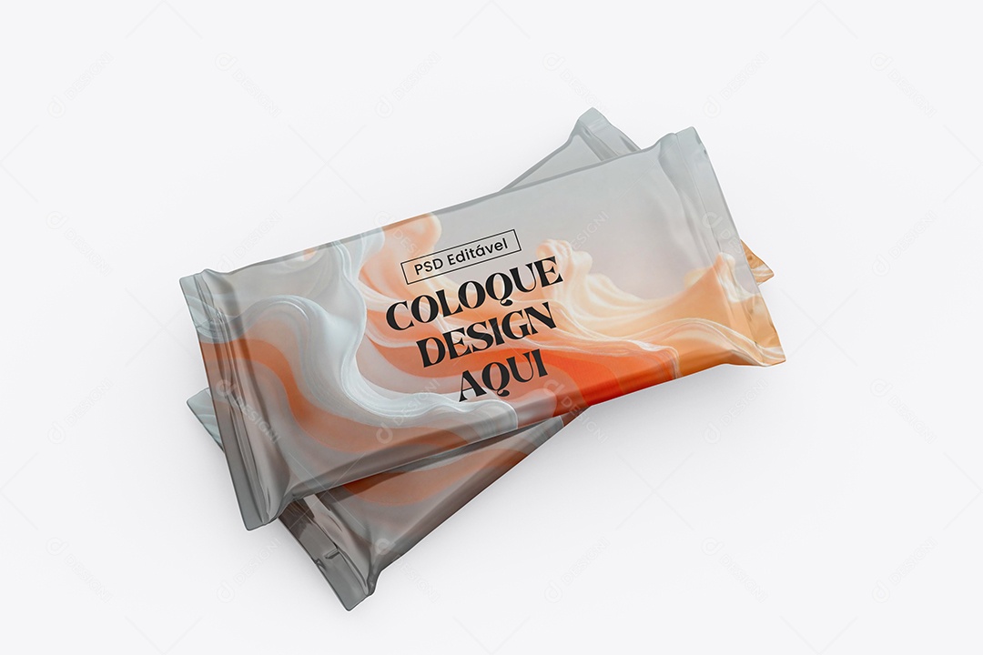 Duas Embalagens de Doces PSD Editavel Mockup