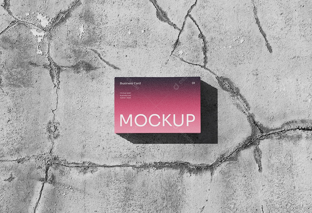 Mockup Cartão de Visita PSD Editável