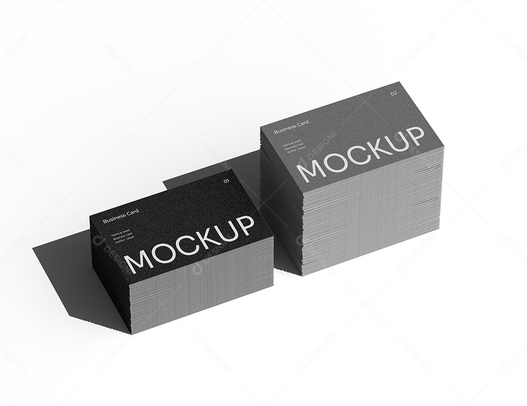 Mockup Cartão de Visita PSD Editável