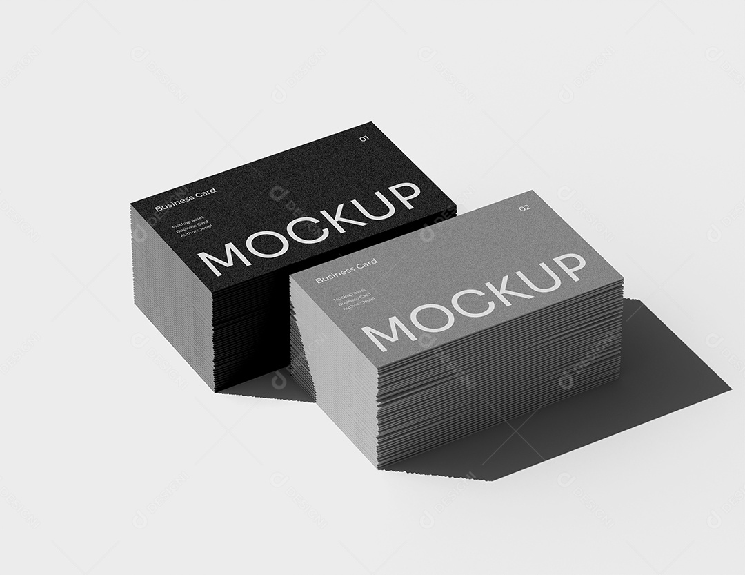 Mockup Cartão de Visita PSD Editável