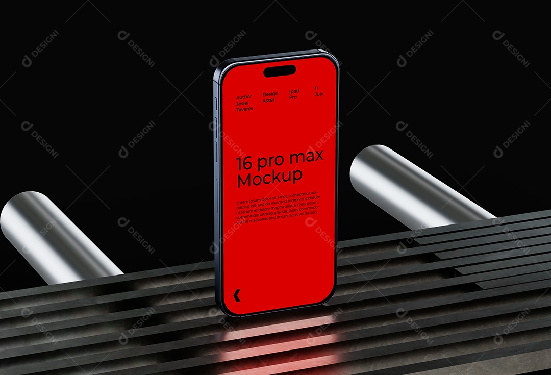 Mockup de Celular PSD Editável