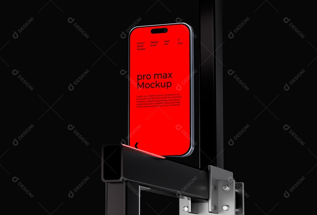 Mockup de Celular PSD Editável