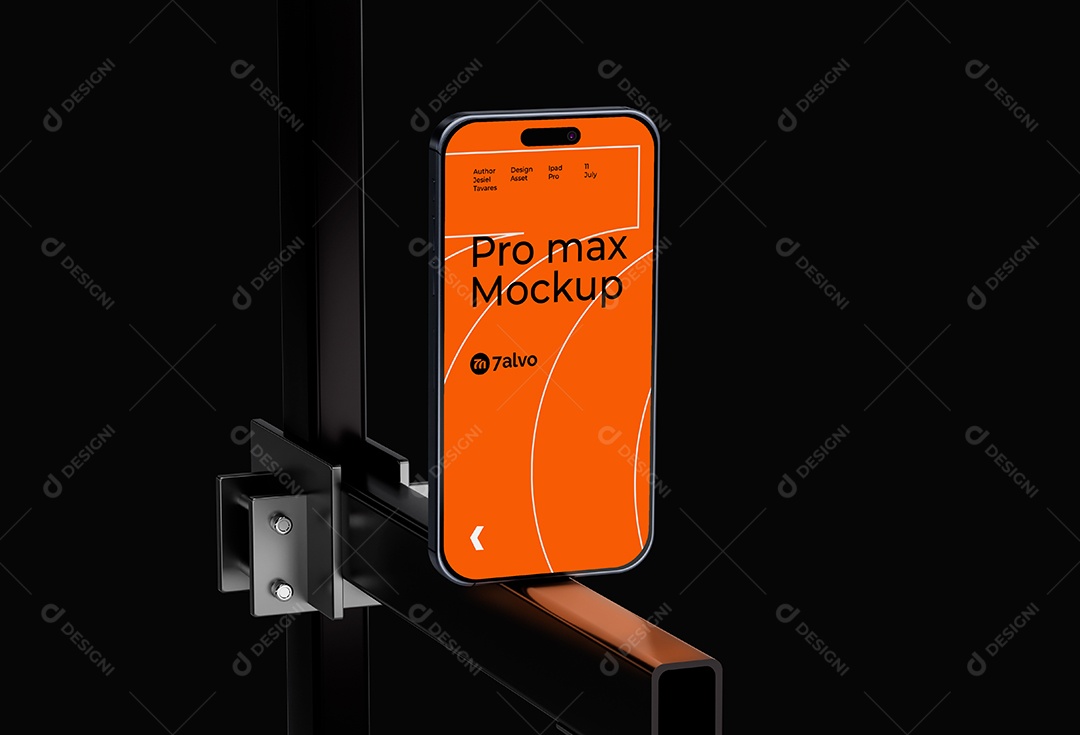 Mockup de Celular PSD Editável